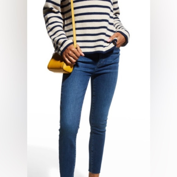 Rails,Larchmont High-Rise,Raw-Hem, Skinny Cropped Jeans, Excellent Cond,Size 27 - Picture 1 of 10